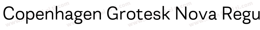 Copenhagen Grotesk Nova Regular字体转换